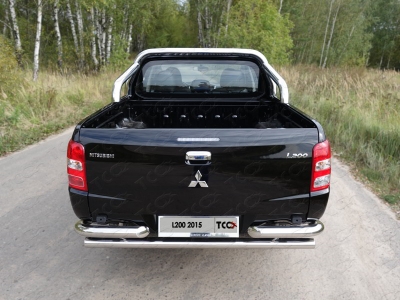 Защита кузова пикапа 76 мм ТСС для Mitsubishi L200 2015-2019
