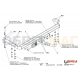 Фаркоп Имиола на универсал для Toyota Avensis 1997-2002