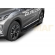 Пороги алюминиевые Rival Black для Mitsubishi Eclipse Cross 2018-2021